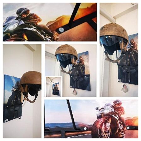 MOTORCU KASK ASKISI KİŞİYE ÖZEL 1