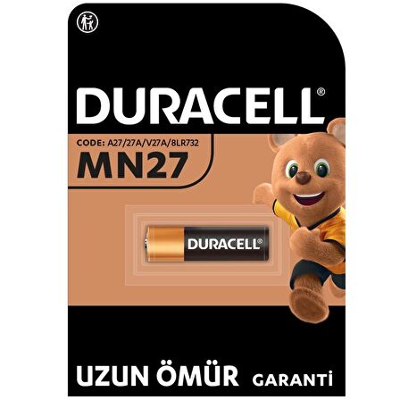 Duracell Uzun Ömürlü Özel Alkalin Pil 12V (MN27)