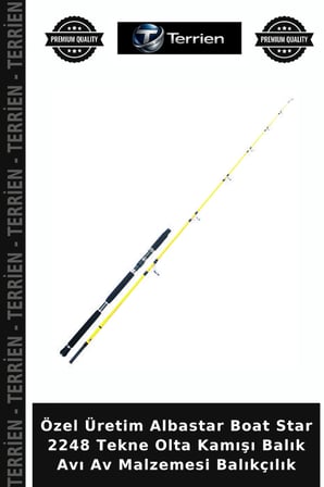 Özel Üretim Albastar Boat Star 2248 Tekne Olta Kamışı Balık Avı Av Malzemesi Balıkçılık