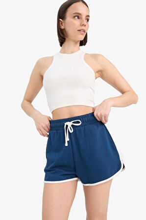 DeFacto Coool Esnek Belli Bağcıklı Cepli Kalın Şort A6224AX25SMIN120