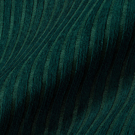 Mikrofiber Şönil Fitilli Minimalist Koltuk Örtüsü -175x350 cm XLarge, Çift Taraflı, Kaymaz, Terletmez Zümrüt