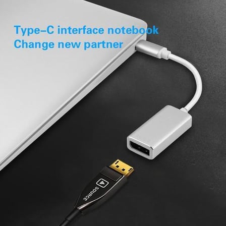 Daytona FC30 Macbook Uyumlu Type-C™ to Display Port DP 4K Ultra HD 1080p Görüntü Aktarıcı Çevirici Hub Adaptör