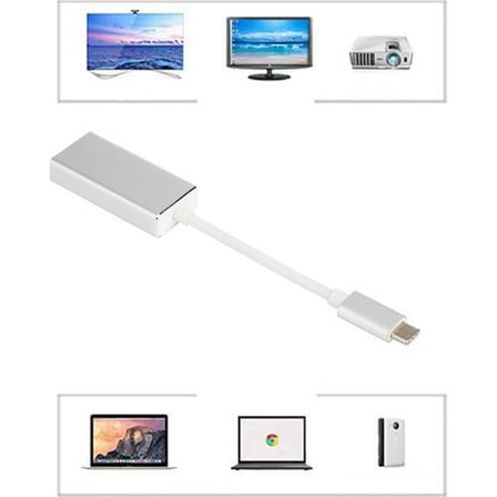 Daytona FC30 Macbook Uyumlu Type-C™ to Display Port DP 4K Ultra HD 1080p Görüntü Aktarıcı Çevirici Hub Adaptör