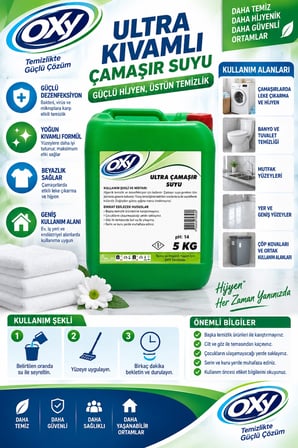 Oxy Ultra Kıvamlı Çamaşır Suyu 5 Kg