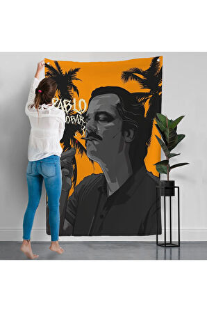 Pablo Escobar Uyuşturucu Baronu Duvar Örtüsü-7801