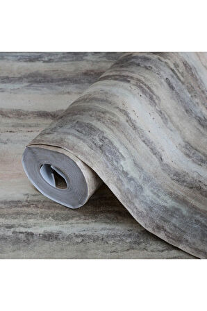 Mermer Desen Duvar kağıdı - Seven 7802-4, Kahverengi 16,5 m2