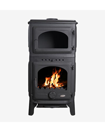 Reyo Stove Danışment Fırınlı Küllüklü Döküm Şömine Soba