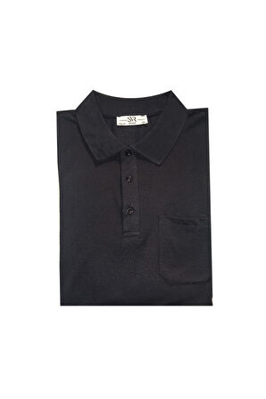 Süvari Premium Vip Waffle Desenli Polo Yaka Tshirt