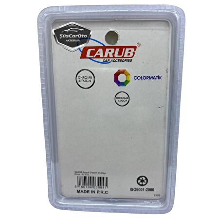 Carub Diadem Ampul Krom Amber Park Ampulü T10 WY5W 12V Turuncu Işık Colormatik 2'li Takım