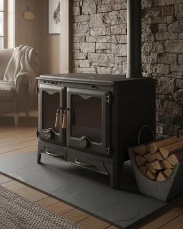 Reyo Stove Bozkır Pik Döküm Fırınlı Şömine Soba