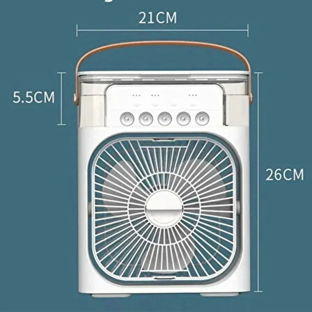 Su Hazneli Masa Vantilatörü