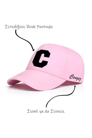 C Harfi Unisex Şapka