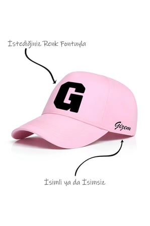 G Harfi Unisex Şapka