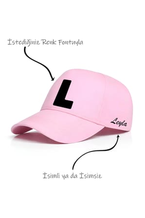 L Harfi Unisex Şapka