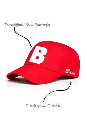B Harfi Unisex Şapka