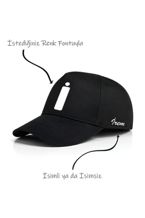 İ Harfi Unisex Şapka