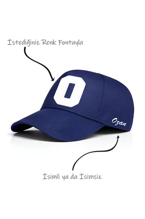 O Harfi Unisex Şapka