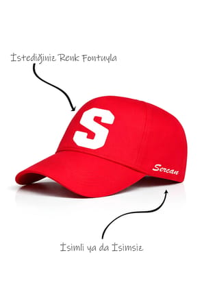 S Harfi Unisex Şapka