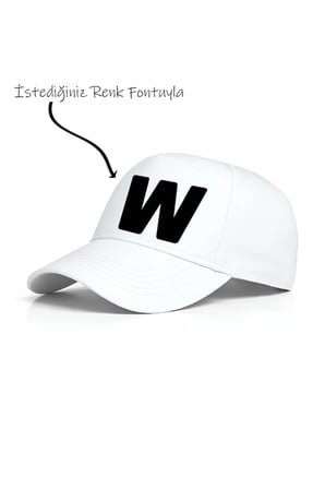W Harfi Unisex Şapka