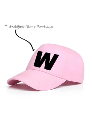 W Harfi Unisex Şapka