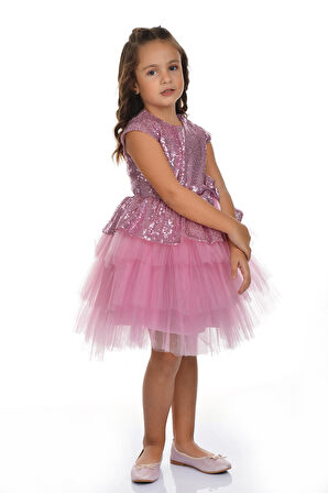 Pul Payet Tütü Parti Elbisesi