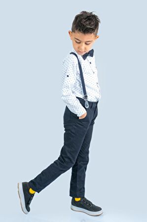 Baskılı Oxford Erkek Çocuk Takım MNK0479