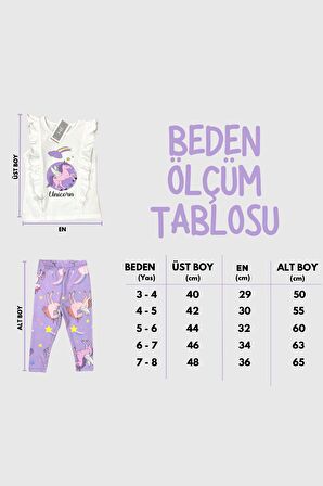 Kız Çocuk Taytlı Takım Mnk0529