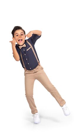 Oxford Gömlek Uzun Pantolon Erkek Çocuk Takımı