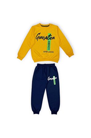 İkiiplik Unisex Çocuk Eşofman Takım MNK0553