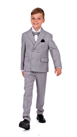 Kruvaze İtalyan Kesim Montero Erkek Çocuk Takım Elbise MNK5689