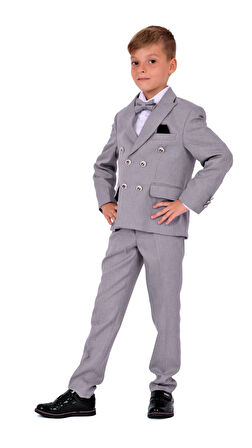 Kruvaze İtalyan Kesim Montero Erkek Çocuk Takım Elbise MNK5689