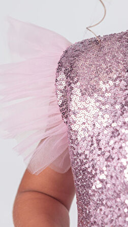 Tüllü Kız Çocuk KPL Elbise MNK0526