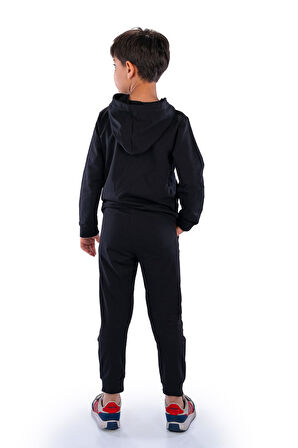 New Design Kanguru Cepli Kapüşonlu Çocuk Eşofman MNK10073
