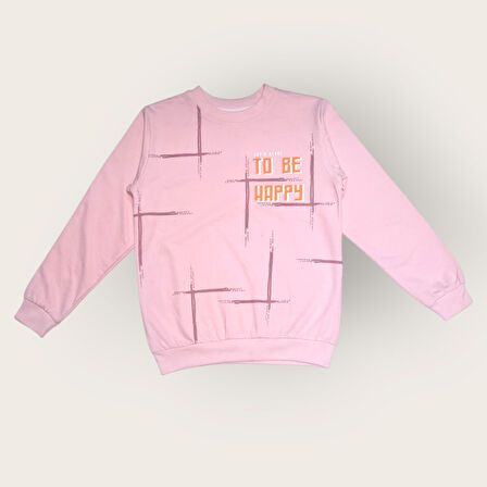 To Be Happy Motif Kız Çocuk Eşofman MNK0624