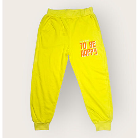 To Be Happy Motif Kız Çocuk Eşofman MNK0623