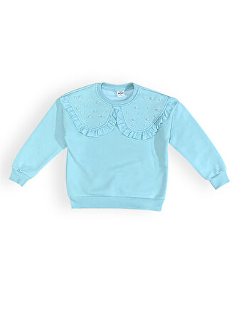 3iplik İçi Polarlı incili Kız Çocuk Eşofman MNK414418