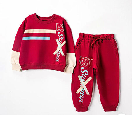 Baskılı Erkek Çocuk Eşofman MNK3113