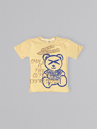 Baskılı Erkek Çocuk Tişört Şortlu Takım M00715