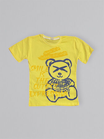 Baskılı Erkek Çocuk Tişört Şortlu Takım M00715