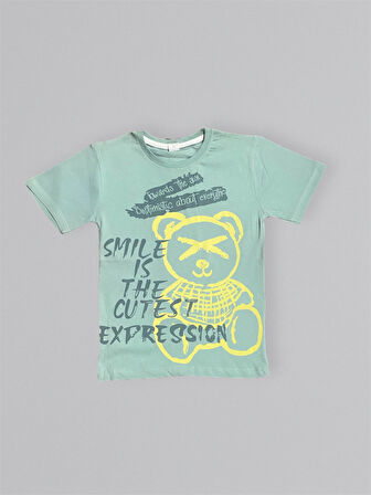 Baskılı Erkek Çocuk Tişört Şortlu Takım M00715