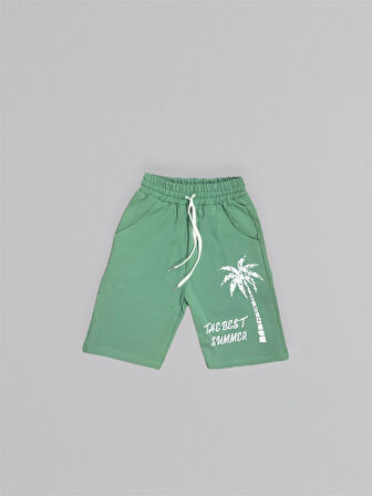 Baskılı Erkek Çocuk Tişört Şortlu Takım M00715