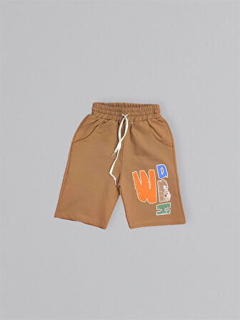 Baskılı Erkek Çocuk Tişört Şortlu Takım M00715