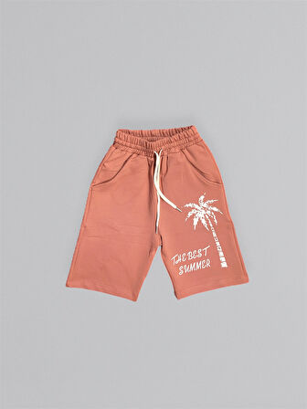 Baskılı Erkek Çocuk Tişört Şortlu Takım M00715