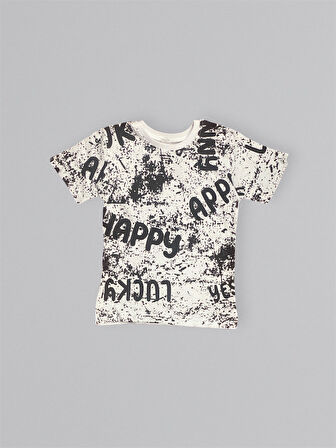 Baskılı Erkek Çocuk Tişört Şortlu Takım M00715