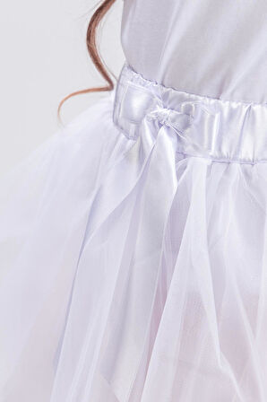 Gökkuşağı Tütülü Kız Çocuk Parti Etek M00727