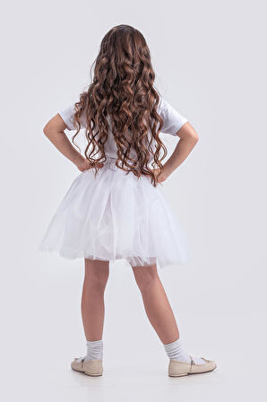 Gökkuşağı Tütülü Kız Çocuk Parti Etek M00727