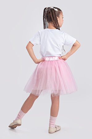 Gökkuşağı Tütülü Kız Çocuk Parti Etek M00727