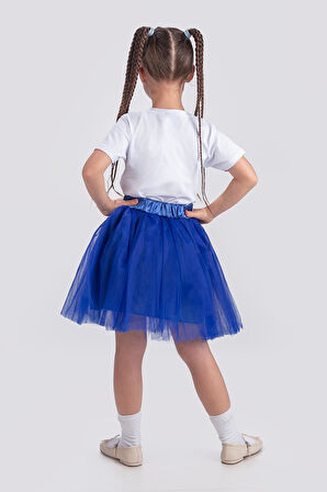 Gökkuşağı Tütülü Kız Çocuk Parti Etek M00727