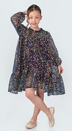 Likio Vintage Payet Kız Çocuk Abiye M00739