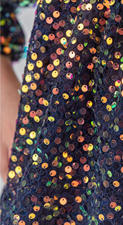 Likio Vintage Payet Kız Çocuk Abiye M00739